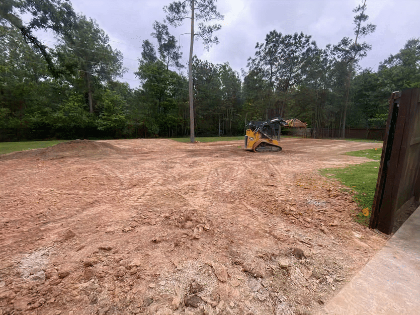 Cleared and graded lot ready for site preparation